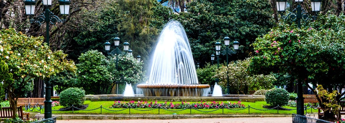 A fountain in Vigo, Spain